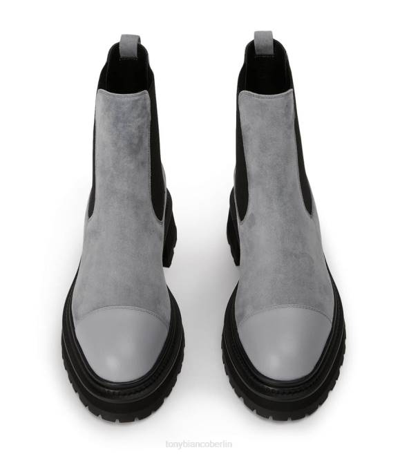 Stiefeletten| de Tony Bianco Frauen Hurricane-Stiefeletten Stahlgraues Wildleder 4624512